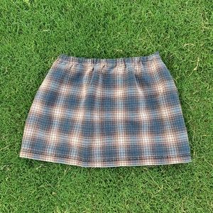 Plaid skirt